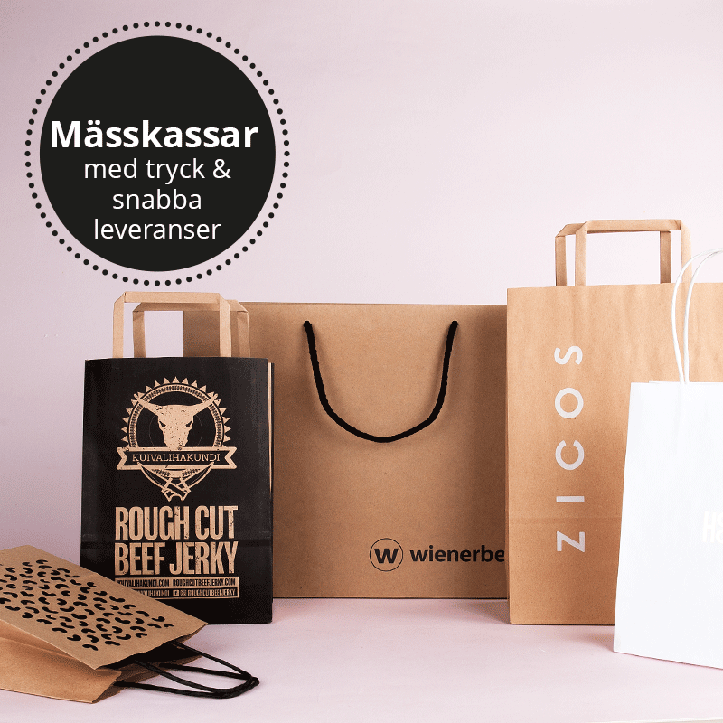 Mässkassar med tryck