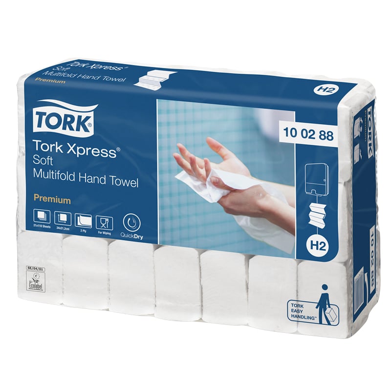 Tork Handduk Premium Xpress H2 - 1