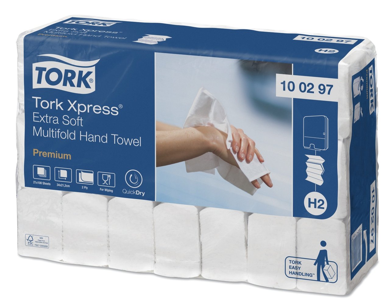 Tork Handduk Premium Xpress Extra mjuk H2 - 1