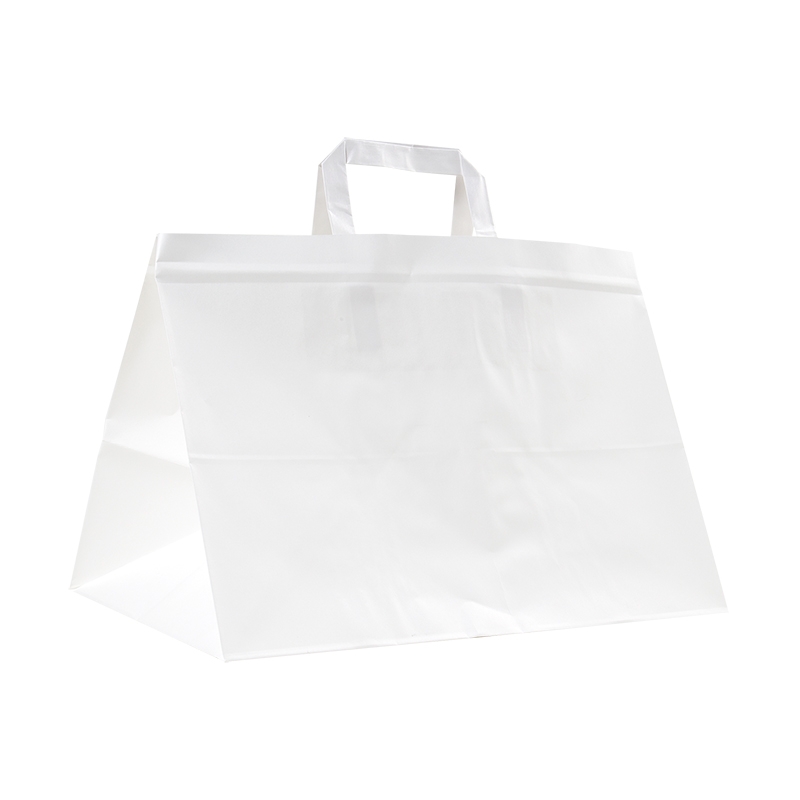 Take away kasse / plantkasse platta handtag vit - 4