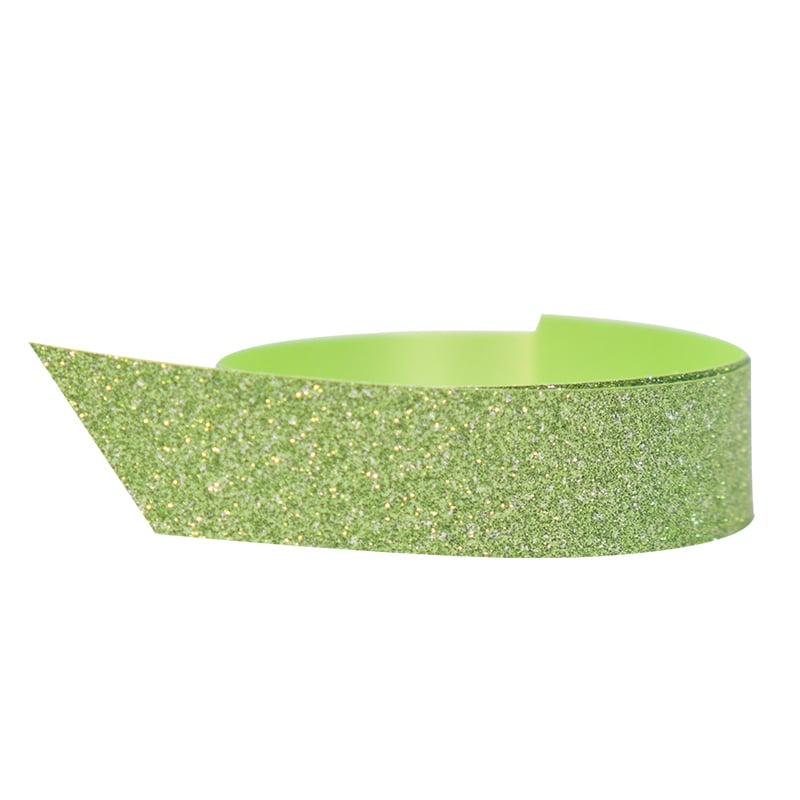 Polyband glitter grön - 1