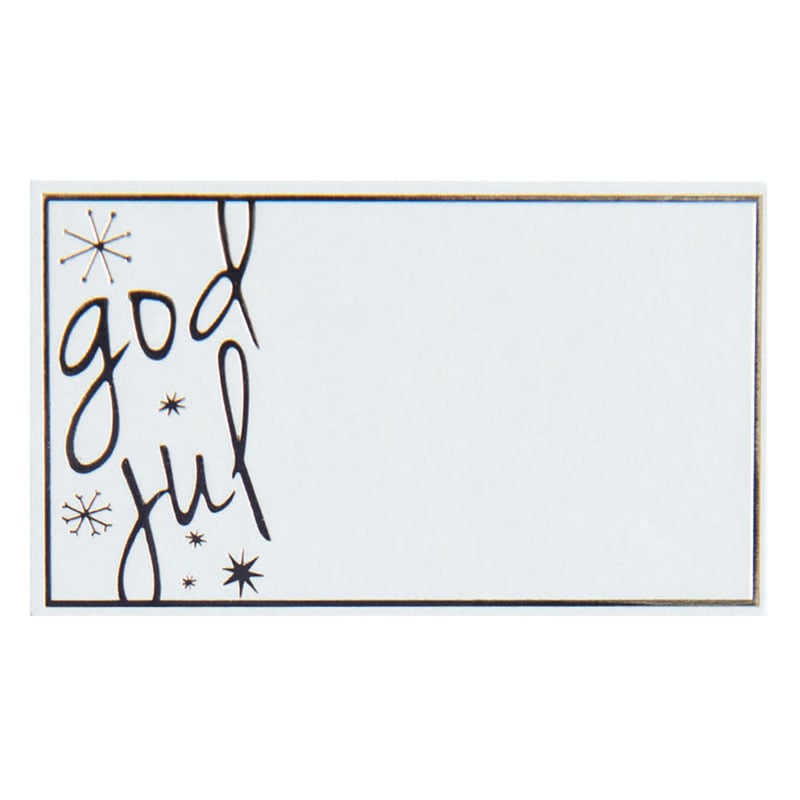 Etikett god jul - 1