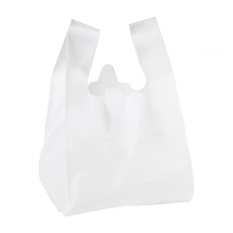 Hängselbärkasse non-woven vit