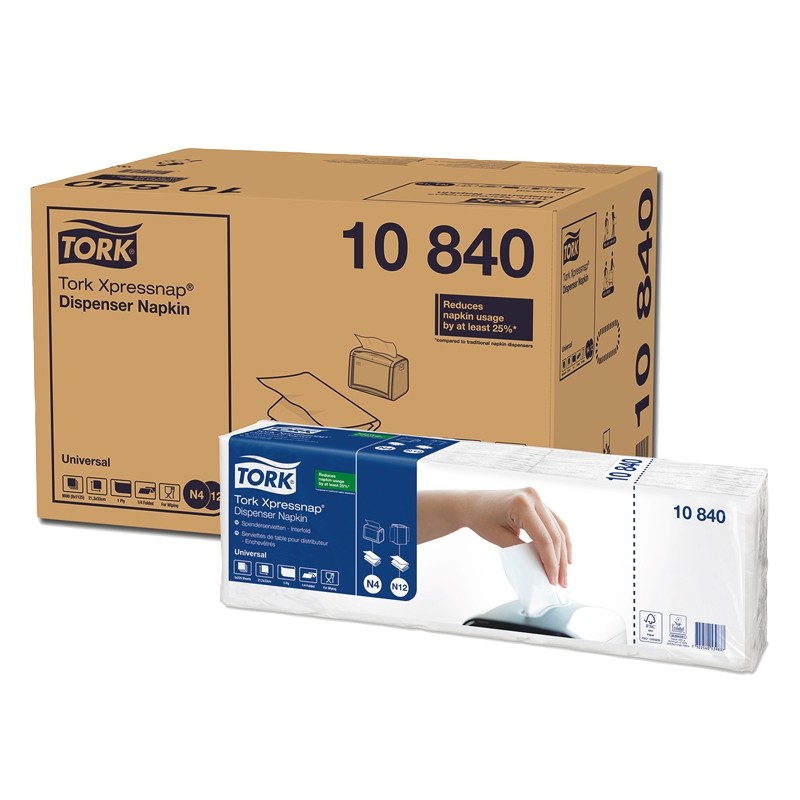 Tork Xpressnap Vit Dispenserservett N4 - 1