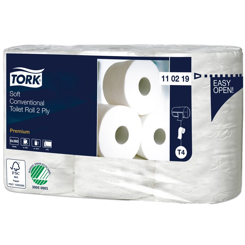 Tork Toalettpapper extra långt mjukt Premium T4 - 1