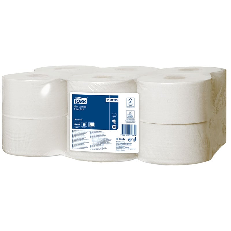 Tork Toalettpapper Universal Mini Jumbo T2 - 1
