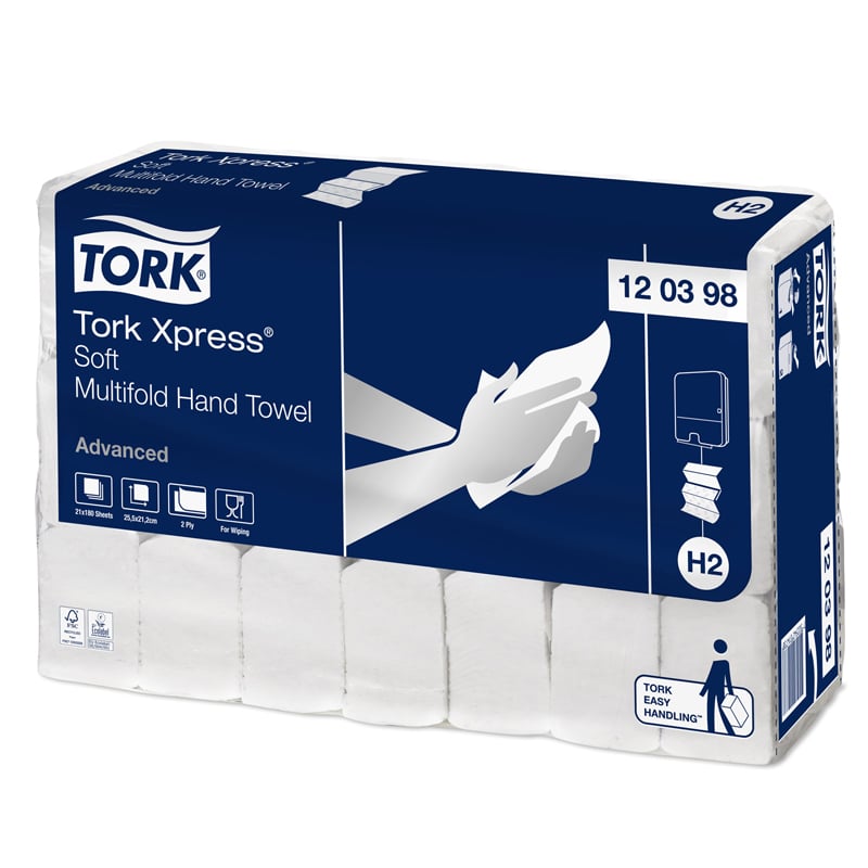 Tork Xpress Mjuk Multifold Handduk, H2 - 2