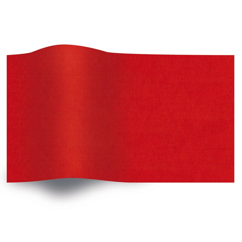 Silkespapper enfärgat Scarlet