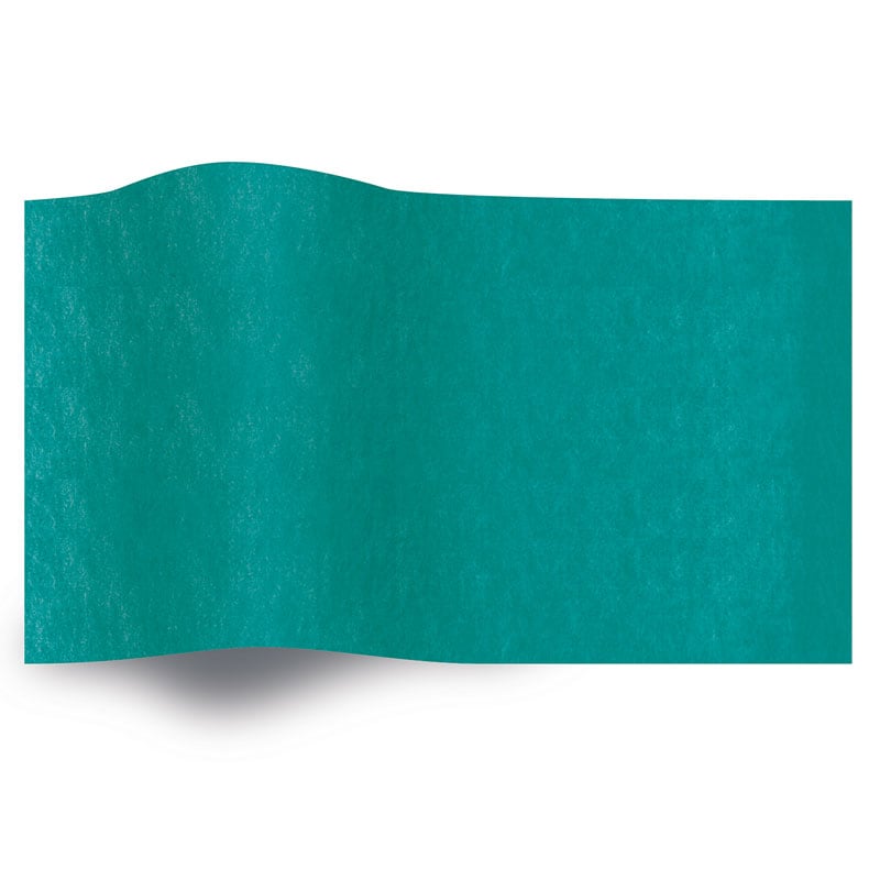 Silkespapper enfärgat Teal - 1