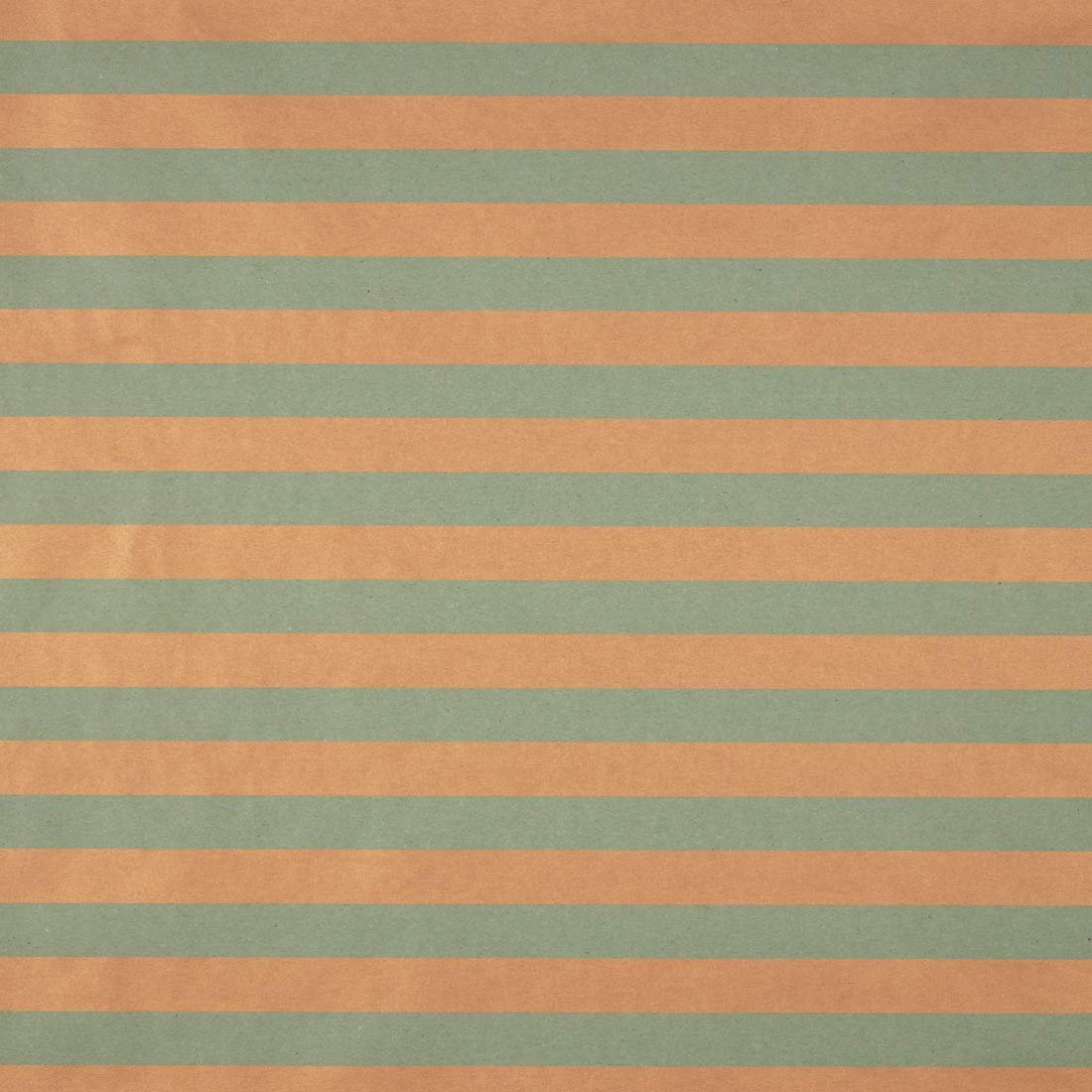 Presentpapper Stripes dust green/copper - 1