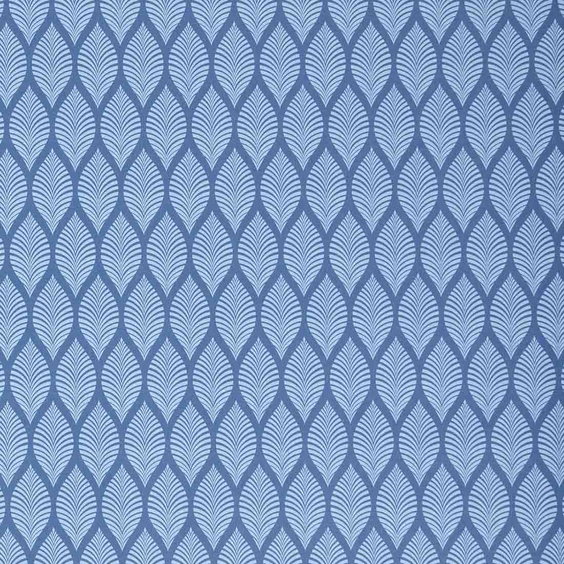 Presentpapper Leaves Blue - 1