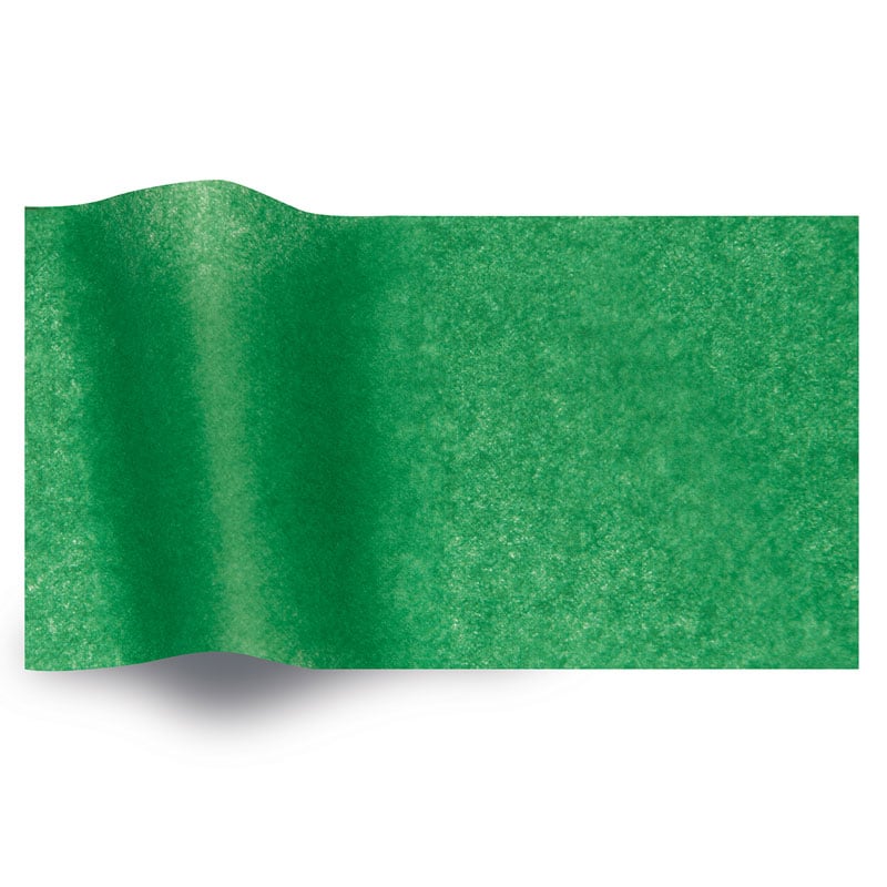 Silkespapper vaxat Kelly Green