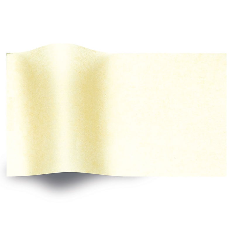 Silkespapper vaxat Khaki Beige - 1