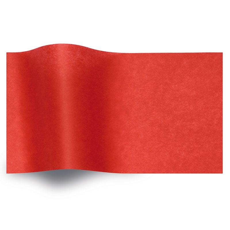 Silkespapper vaxat Scarlet - 1