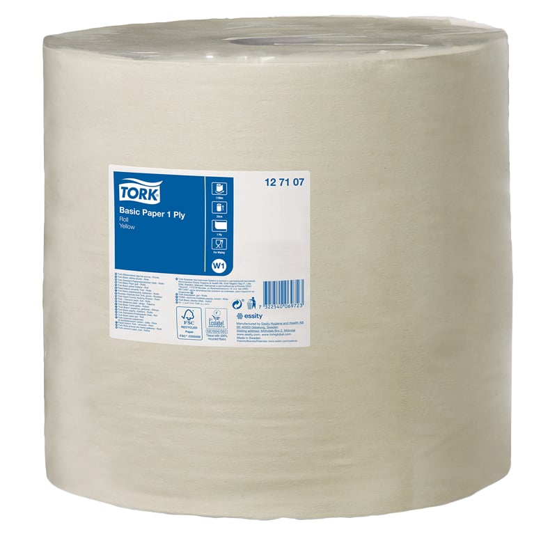 Tork Industripapper Basic Gul W1 - 1