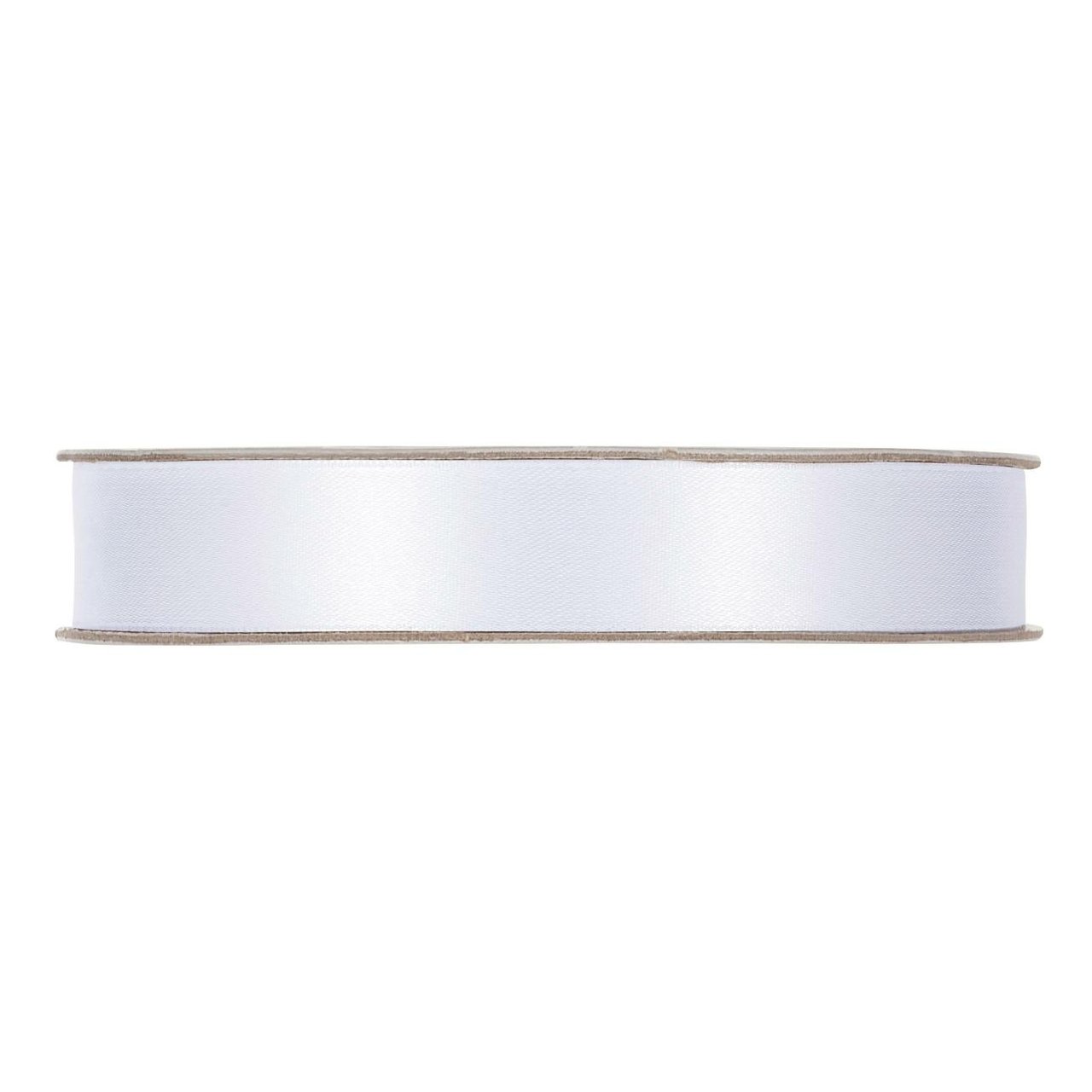 Presentband satin vit
