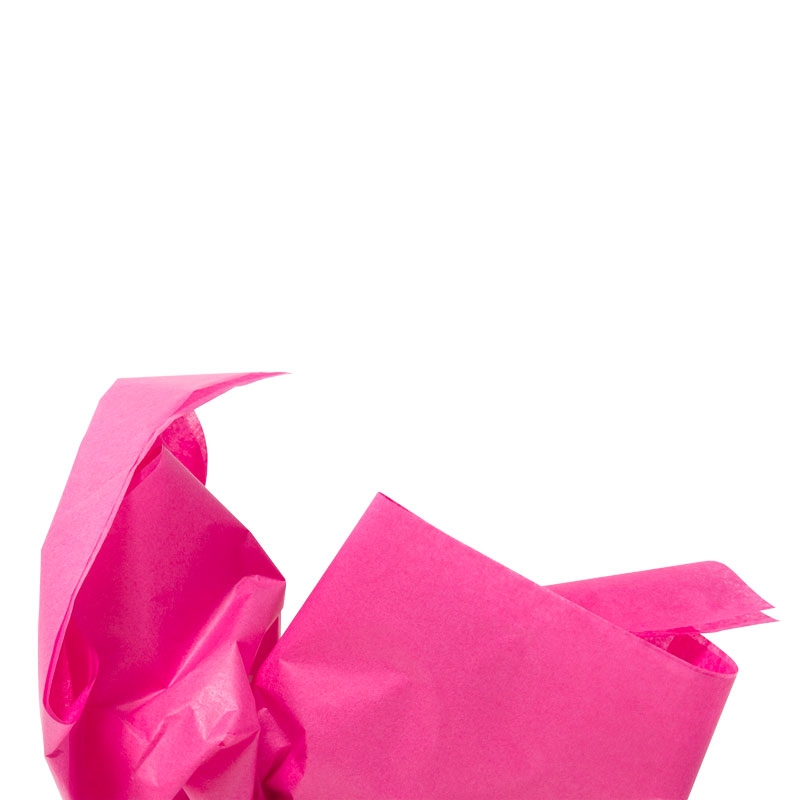 Färgat silkespapper cerise - 1