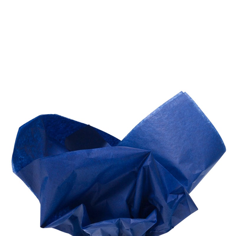 Färgat silkespapper kungsblå - 1