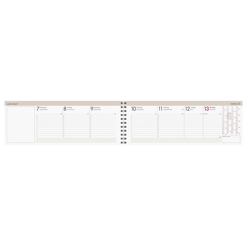 Stor Plankalender Trend 2027 - 3