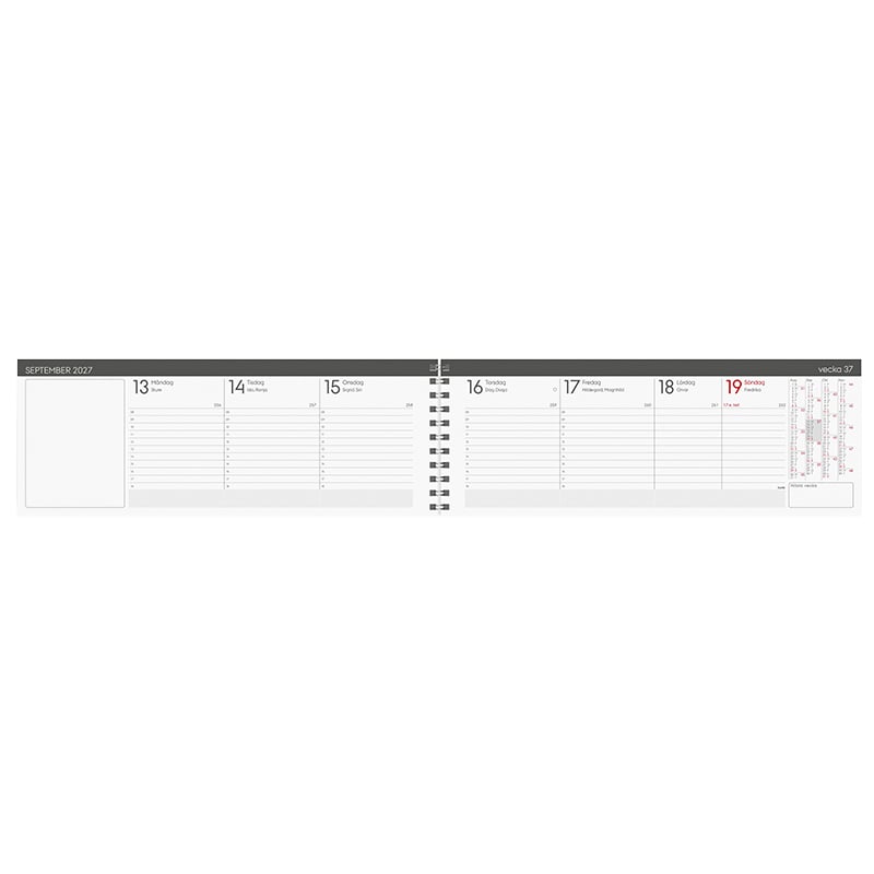 Stor Plankalender Trend 2027 - 2