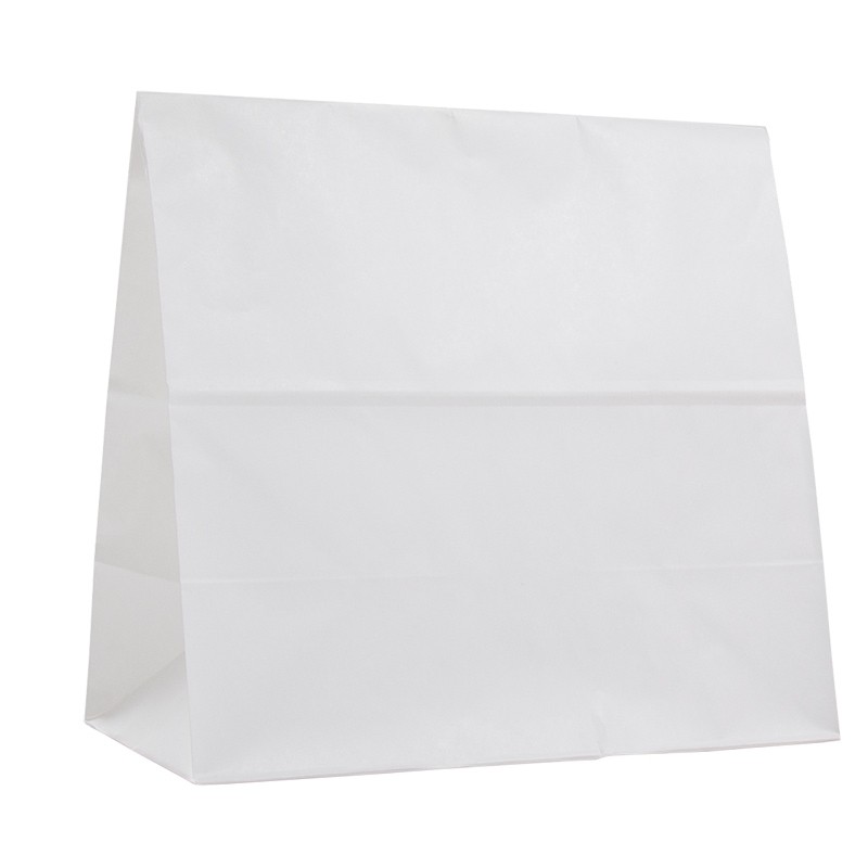 Papperspåse vit utan handtag