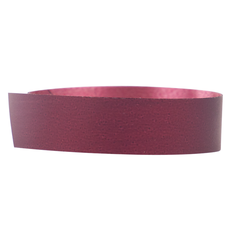 Polyband matt metallic vinröd
