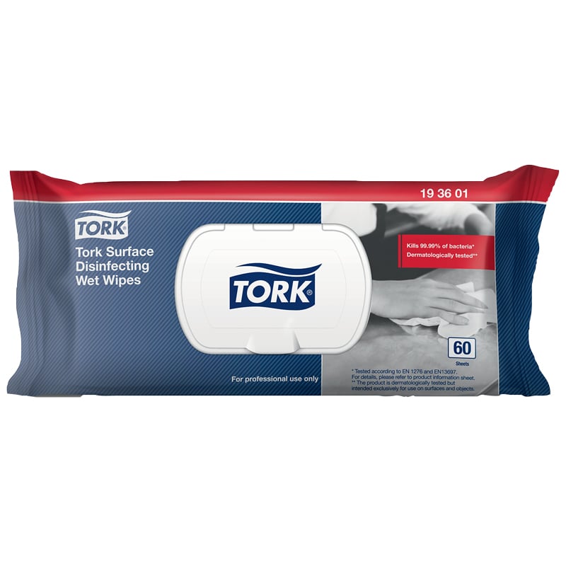Tork Ytdesinfektion våtservetter - 1
