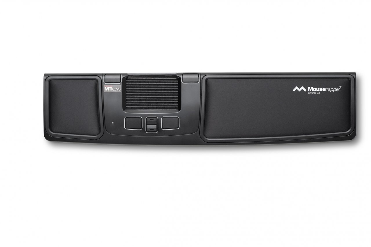 Mousetrapper Advance 2.0, svart/vit - 1