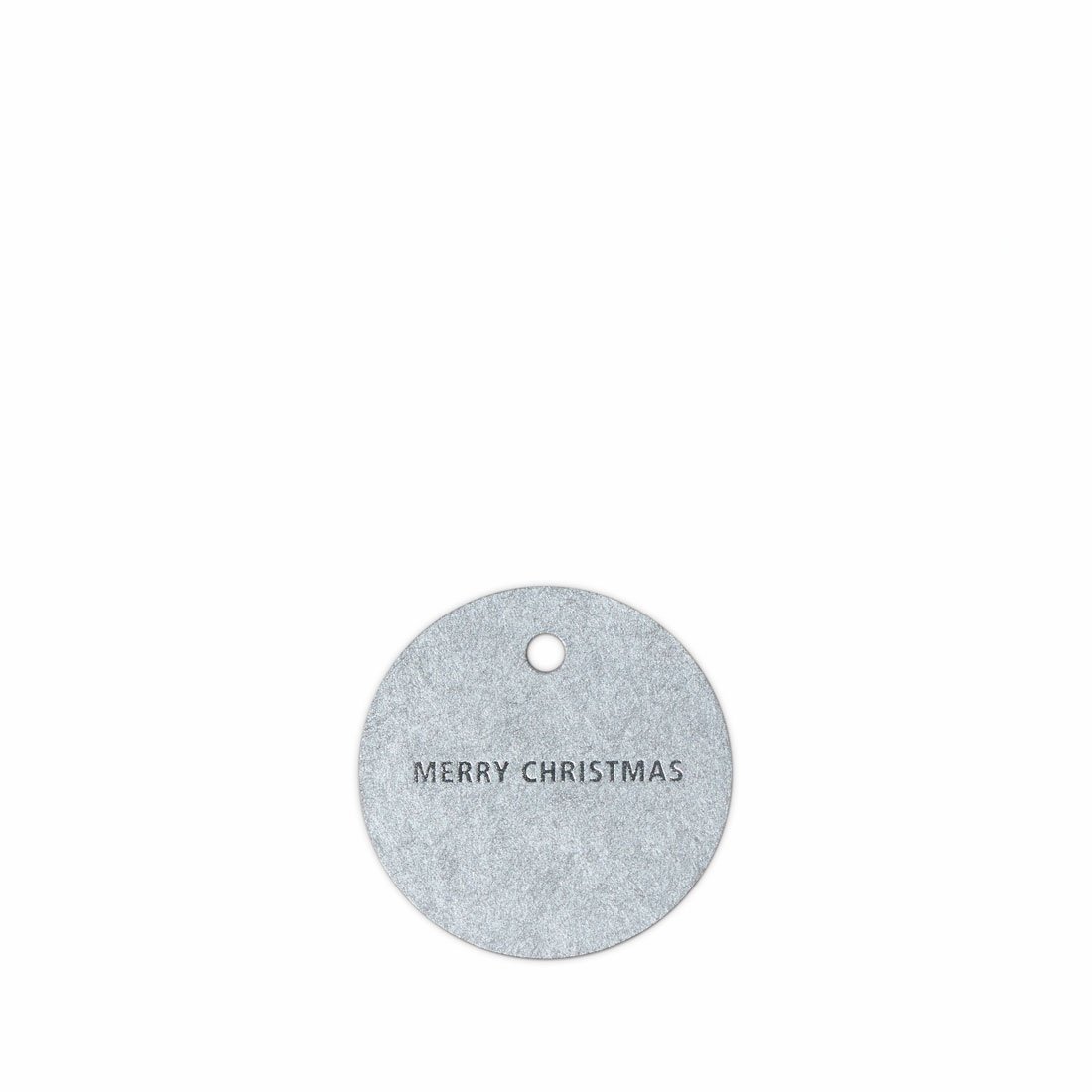 Hängetikett rund silver - 1