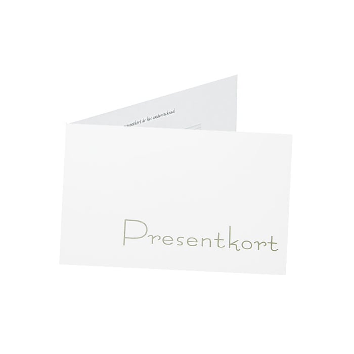 Presentkort vitt med grå text - 2