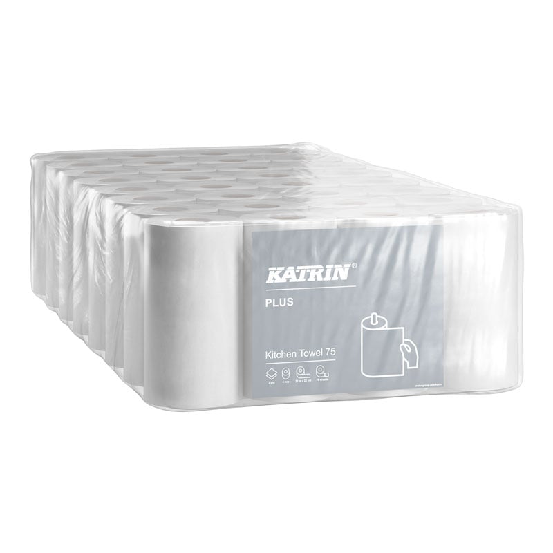KATRIN Hushållspapper Plus 75, 2-lager - 2
