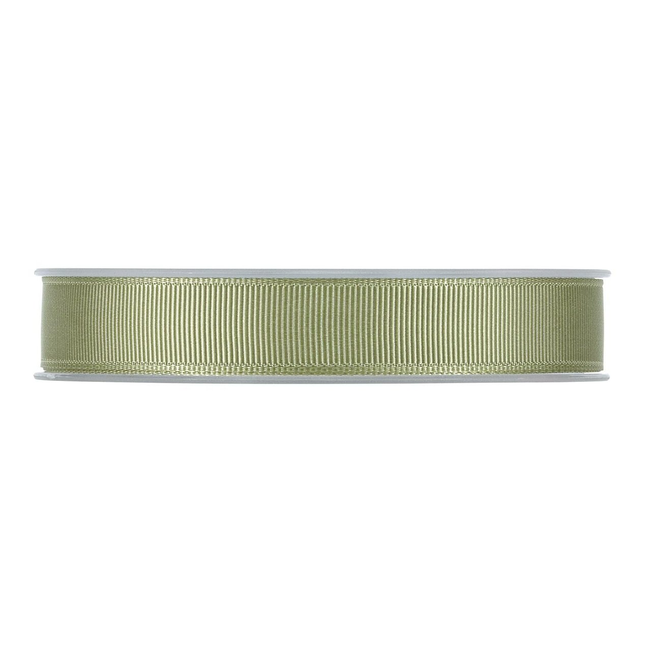 Satinband ribbad olivgrön - 1