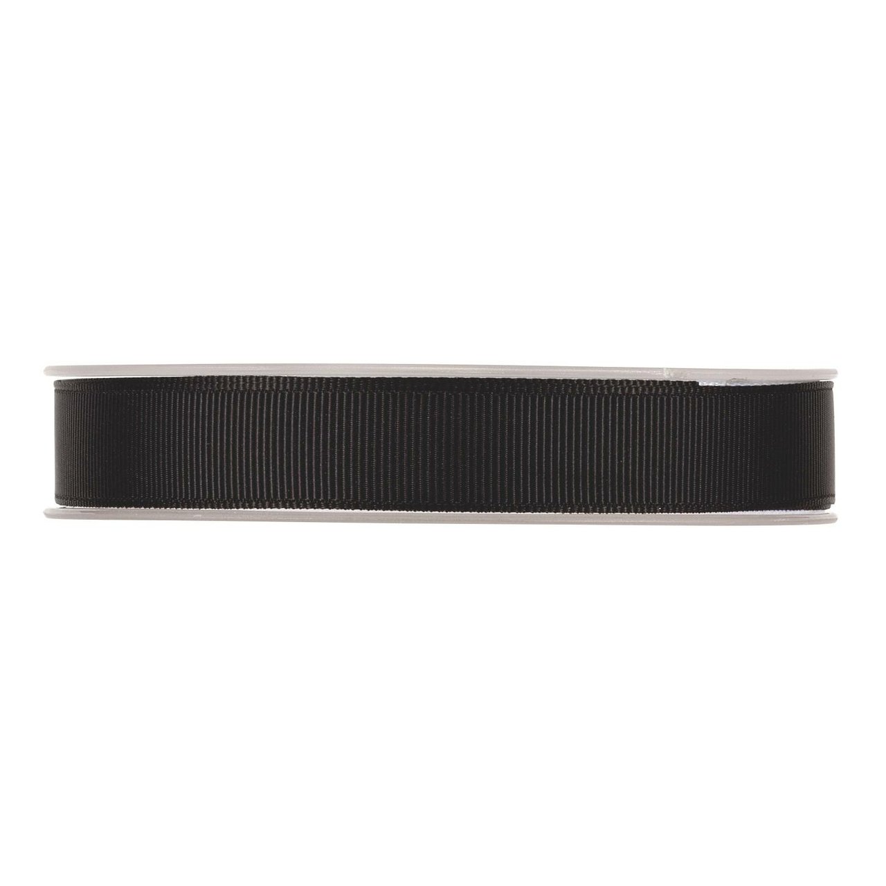 Satinband ribbad svart - 1