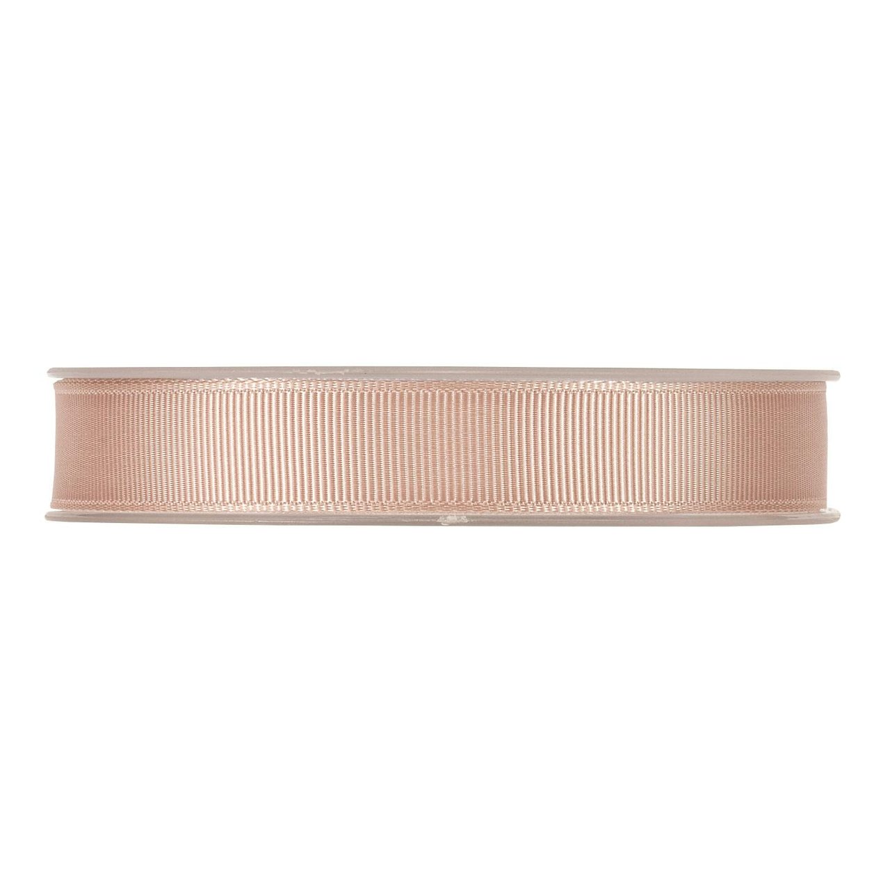 Satinband ribbad beige - 1