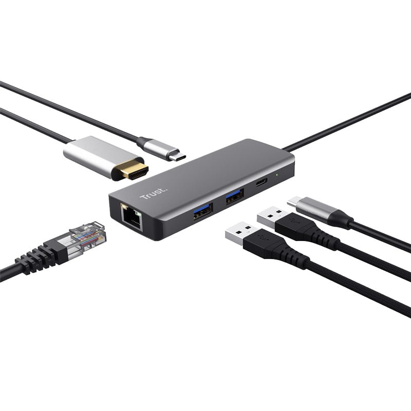 USB-hubb Trust 6 portar - 2