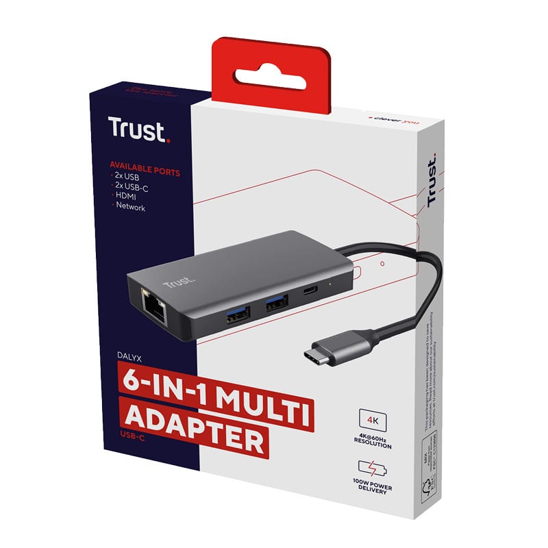 USB-hubb Trust 6 portar - 3