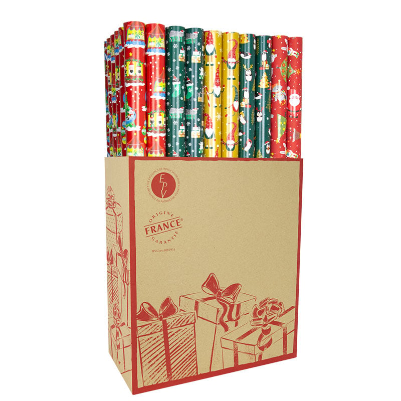 Presentpapper konsumentrullar i box. Kids - 2