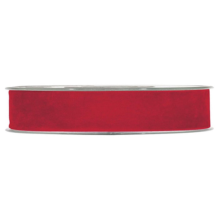 Presentband sammet röd - 1