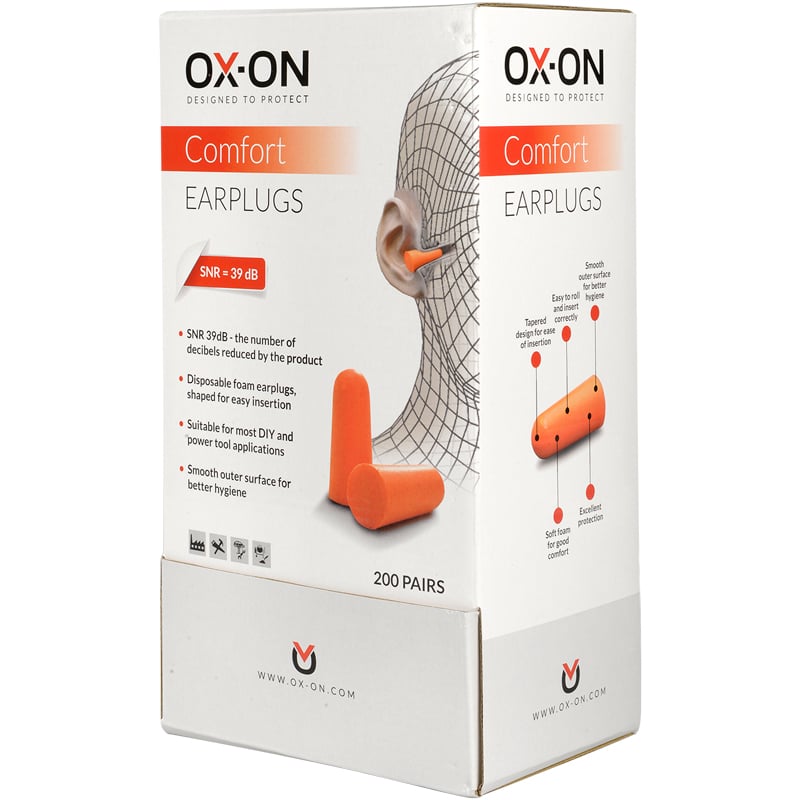 Öronproppar engångs Ox-On Comfort - 2