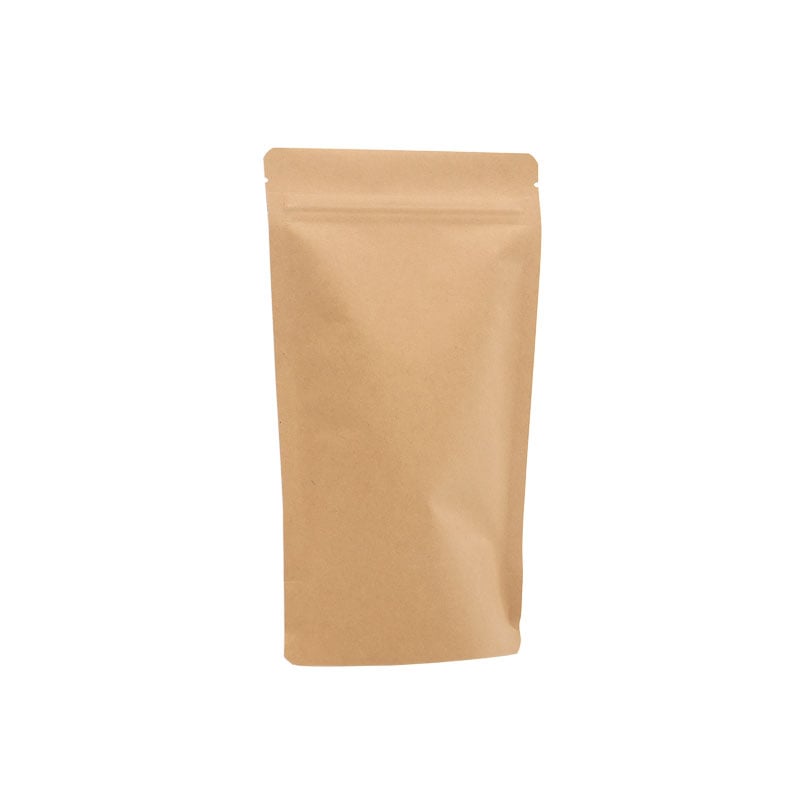 Återförslutningsbar Zip-påse natur kraft/aluminium/CPP