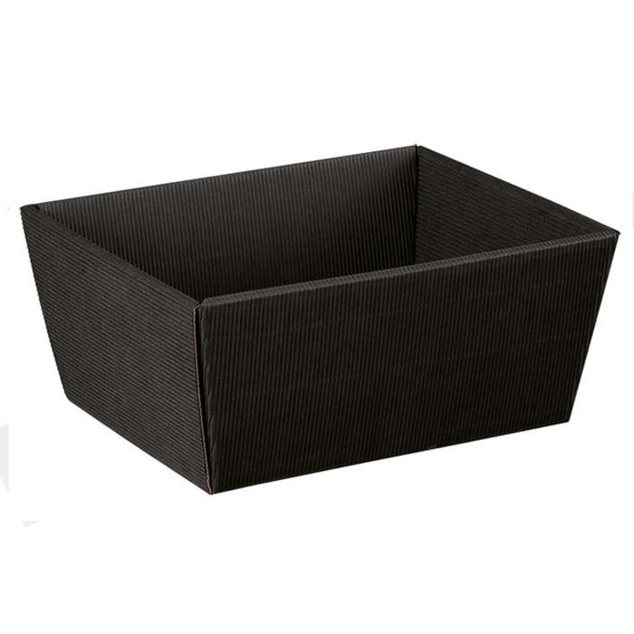 Presentbricka wellstruktur svart - 1