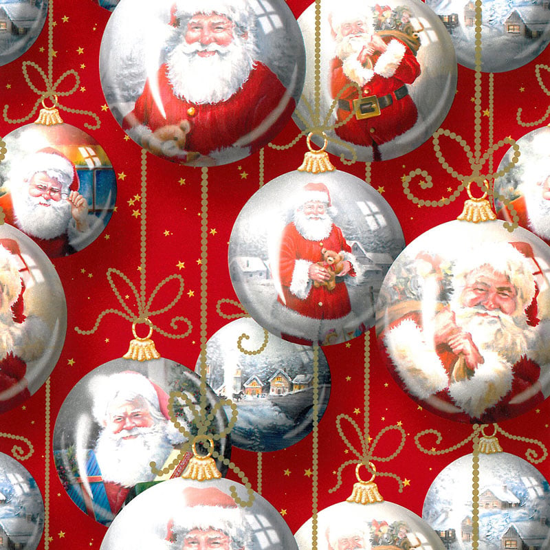 Presentpapper Santa - 1