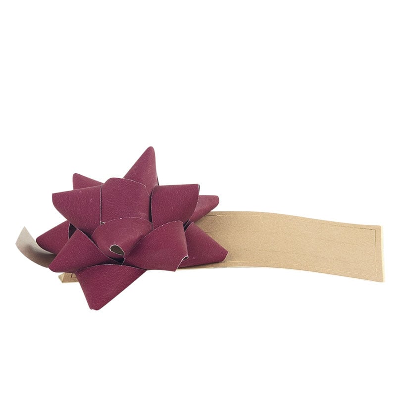 Rosett Papper Recycled etikett bordeaux - 1
