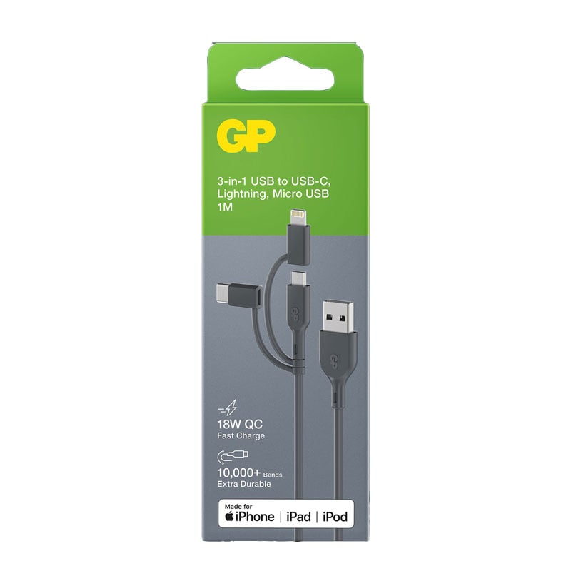GP Laddkabel 3-i-1 - 4