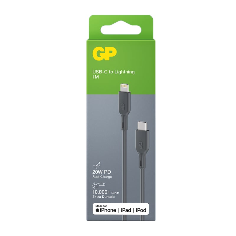 GP Laddkabel USB-C till Apple Lightning - 3