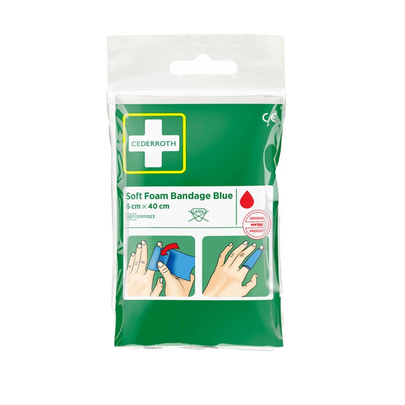 Cederroth Soft Foam Bandage Blue paket - 1