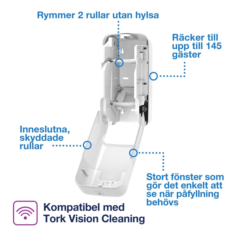 Tork OptiServe® Dispenser Coreless, T7 - 4