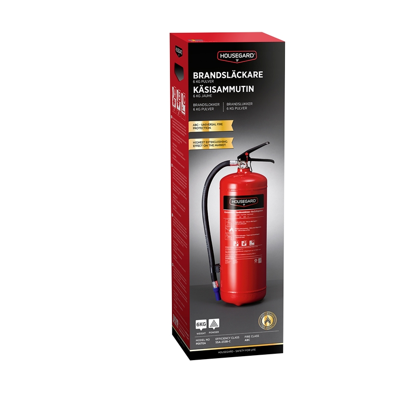 Brandsläckare pulver 6 kg Housegard SE - 2