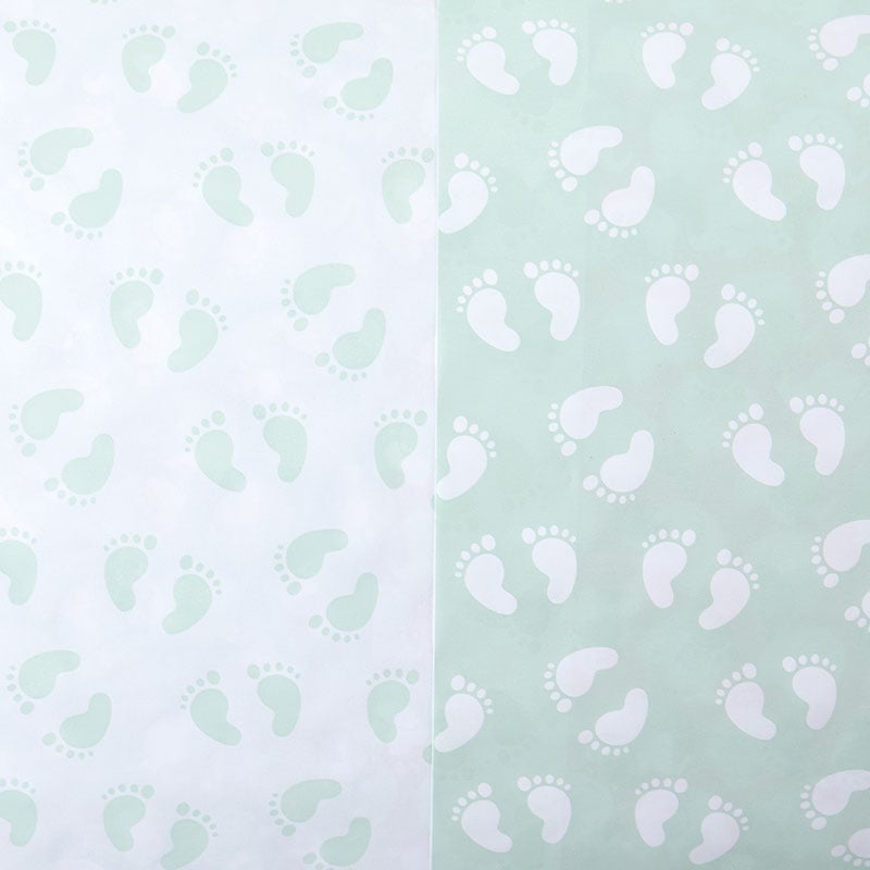 Presentpapper Baby Feets dubbels. - 1