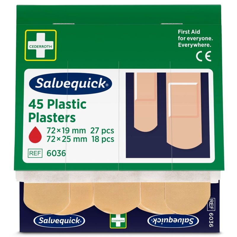 Cederroth / Salvequick Plåster refiller - 2